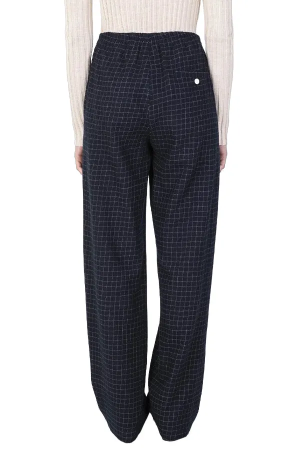 ----------PANTALONE WOOL CHECK DRITTO---------